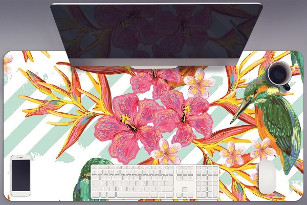 Íróasztal alátét Nyári madarak