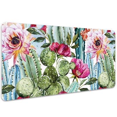 Íróasztal alátét Kaktusz virágok