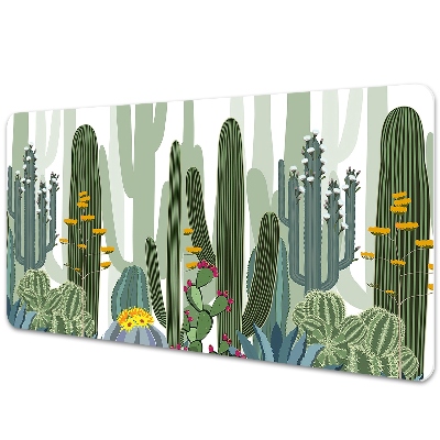 Íróasztal könyökalátét Virágzó kaktuszok