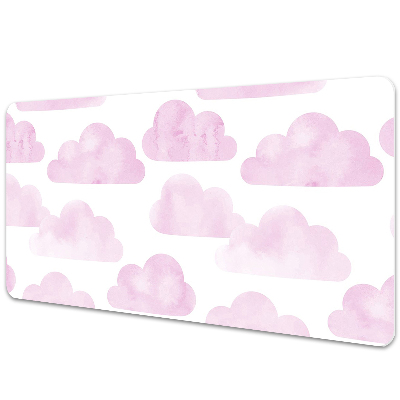 Íróasztal könyökalátét Rózsaszín felhők