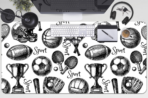Íróasztal könyökalátét Sport motívumok