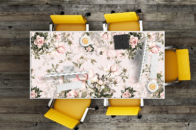 Íróasztal alátét Színes virágok