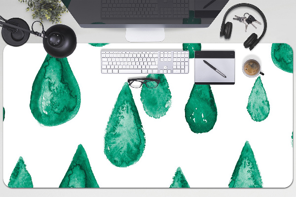 Íróasztal alátét Esőcseppek