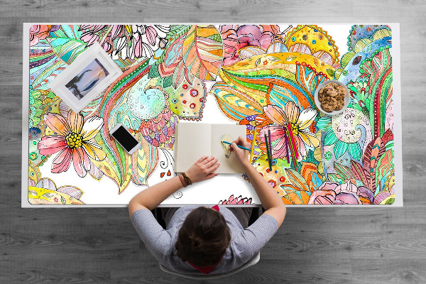 Íróasztal alátét Mandala mintázat