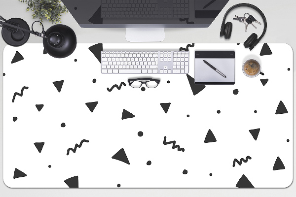 Íróasztal könyökalátét Geometriai formák