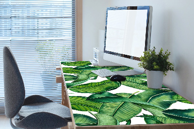Íróasztal könyökalátét Zöld nagy levelek