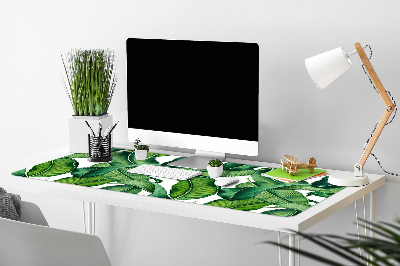 Íróasztal könyökalátét Zöld nagy levelek