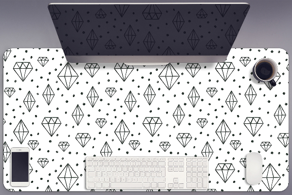Íróasztal könyökalátét Drawn diamonds