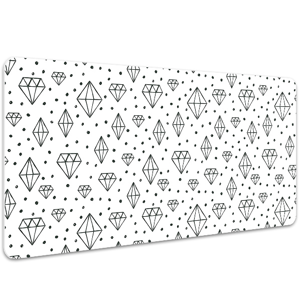 Íróasztal könyökalátét Drawn diamonds