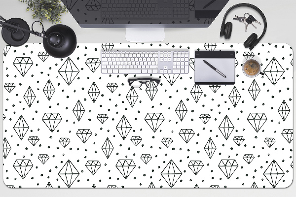 Íróasztal könyökalátét Drawn diamonds