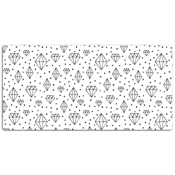 Íróasztal könyökalátét Drawn diamonds