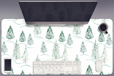 Íróasztal könyökalátét Téli karácsonyfa