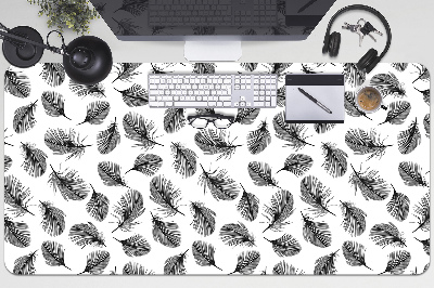 Íróasztal alátét Fekete-fehér tollak