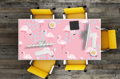 Íróasztal alátét Flamingók