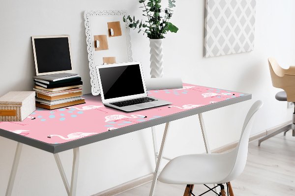 Íróasztal alátét Flamingók