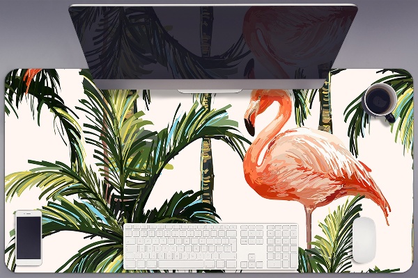 Íróasztal alátét Flamingók