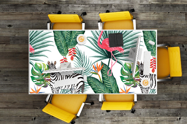 Könyökalátét Flamingó és zebra