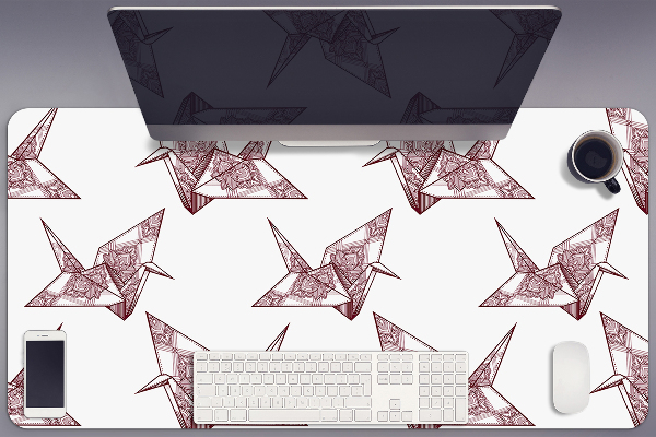 Könyökalátét Origami madarak
