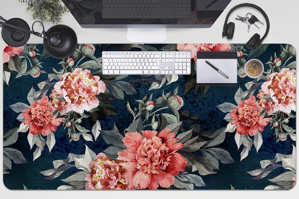 Íróasztal könyökalátét Vörös peonies