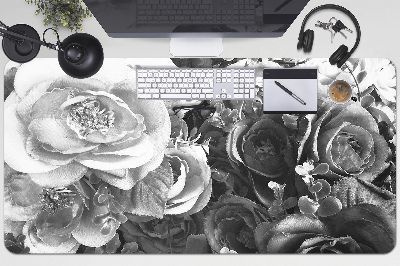 Íróasztal könyökalátét Retro rózsák