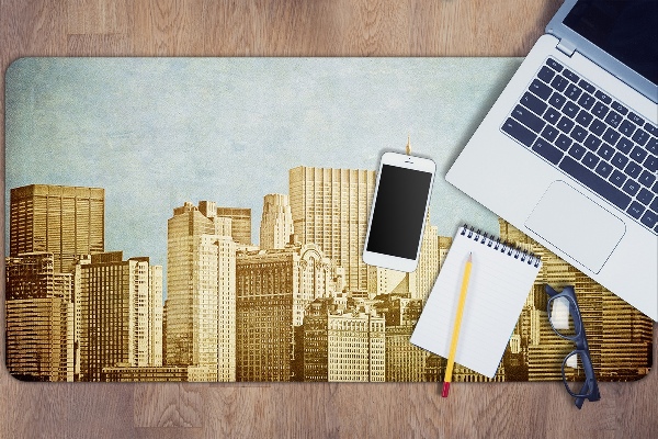 Íróasztal könyökalátét Manhattan felhőkarcolók