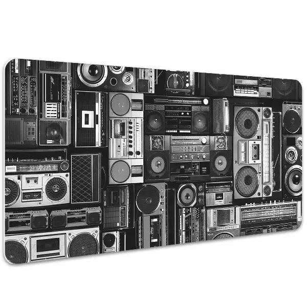 Íróasztal könyökalátét Régi iskolai boombox