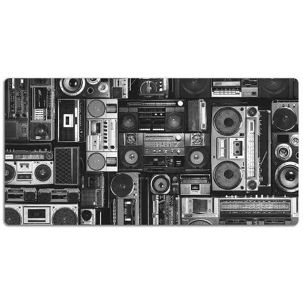 Íróasztal könyökalátét Régi iskolai boombox