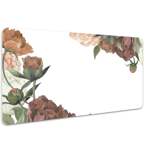 Íróasztal könyökalátét Vintage peonies
