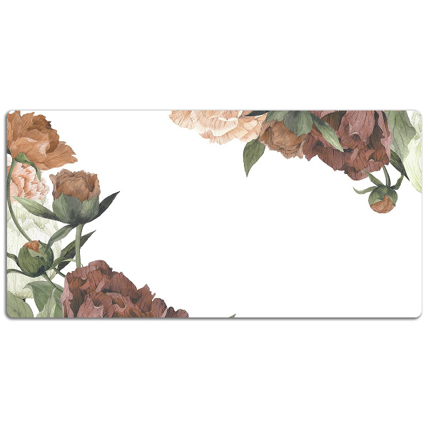 Íróasztal könyökalátét Vintage peonies