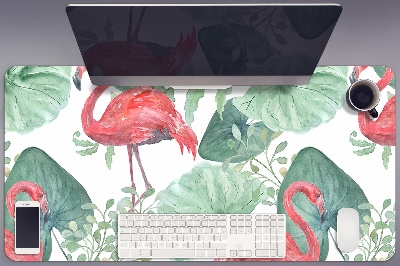 Íróasztal könyökalátét Egzotikus flamingók