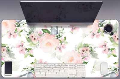 Íróasztal könyökalátét Pasztell virágok