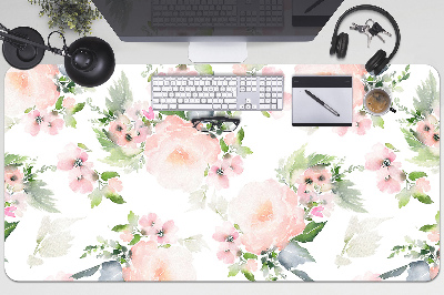Íróasztal könyökalátét Pasztell virágok