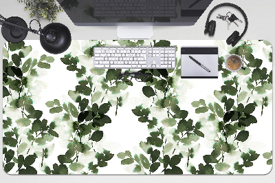 Íróasztal könyökalátét Zöld levelek