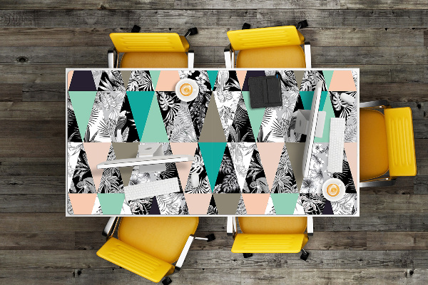 Íróasztal könyökalátét Trópusi patchwork
