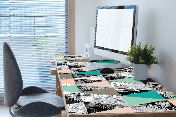 Íróasztal könyökalátét Trópusi patchwork
