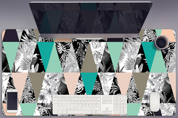 Íróasztal könyökalátét Trópusi patchwork