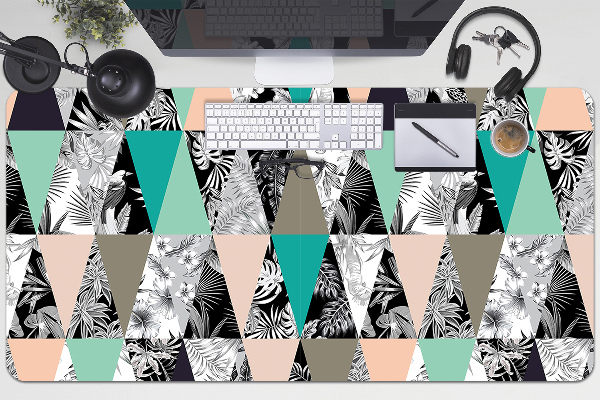 Íróasztal könyökalátét Trópusi patchwork
