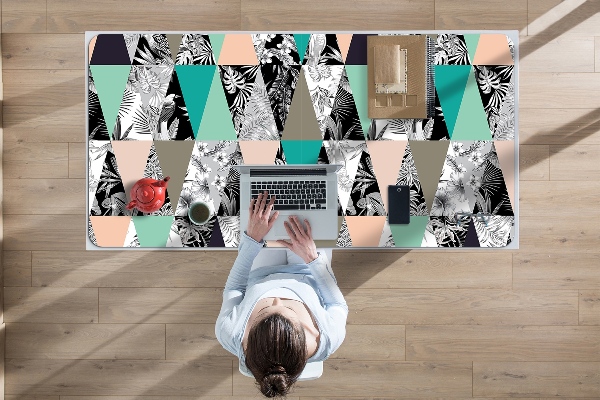Íróasztal könyökalátét Trópusi patchwork