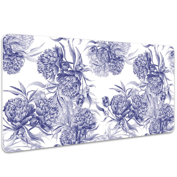 Íróasztal könyökalátét Lila peonies