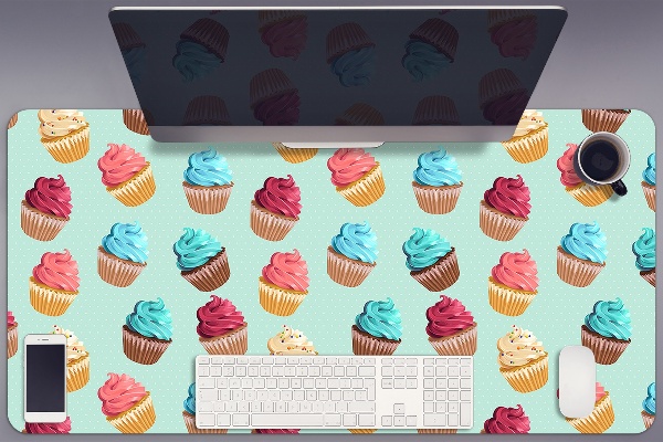 Íróasztal könyökalátét Muffin muffinok