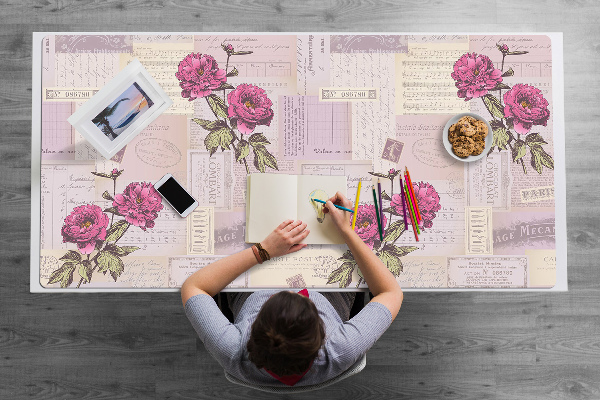 Könyökalátét Papír és peonies