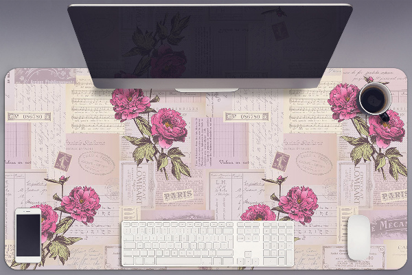 Könyökalátét Papír és peonies