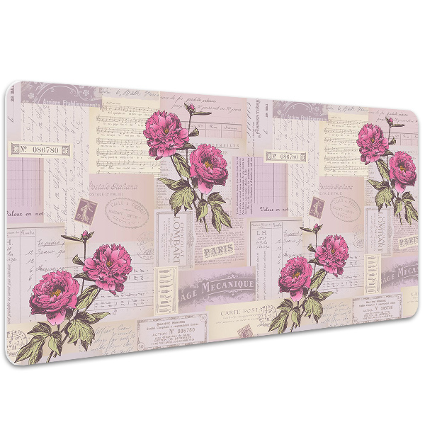 Könyökalátét Papír és peonies