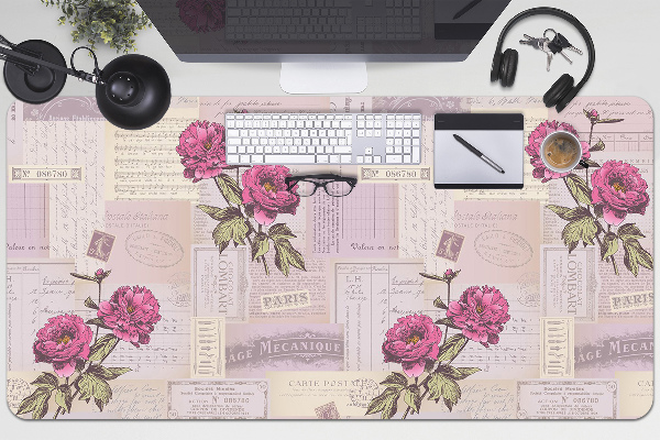 Könyökalátét Papír és peonies