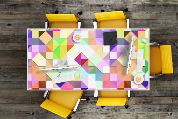 Íróasztal alátét Színes mozaik