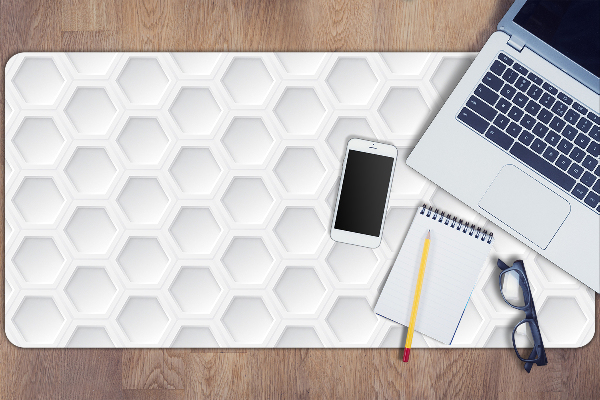 Íróasztal alátét Háromdimenziós hexagonok