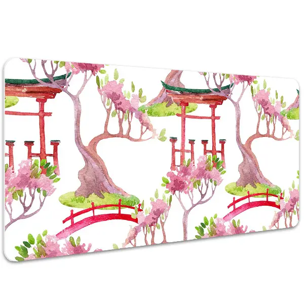 Íróasztal alátét Japán motívumok