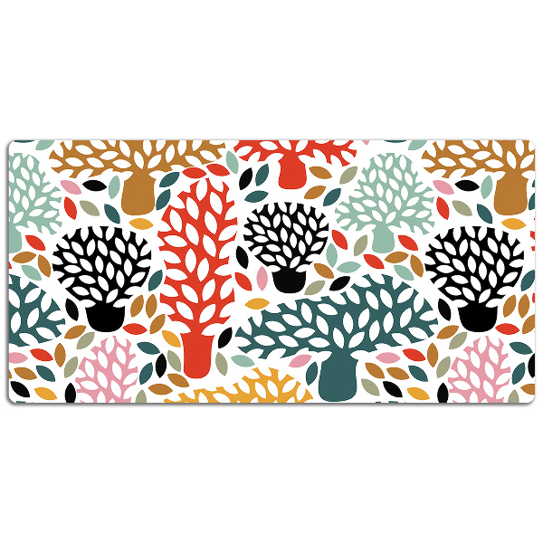 Íróasztal alátét Fák doodle