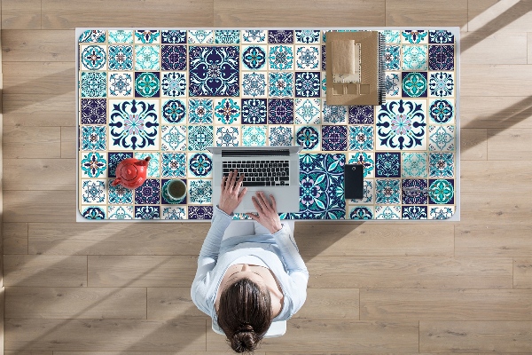 Íróasztal alátét Gyönyörű patchwork