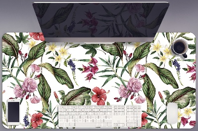 Íróasztal alátét Trópusi virágok